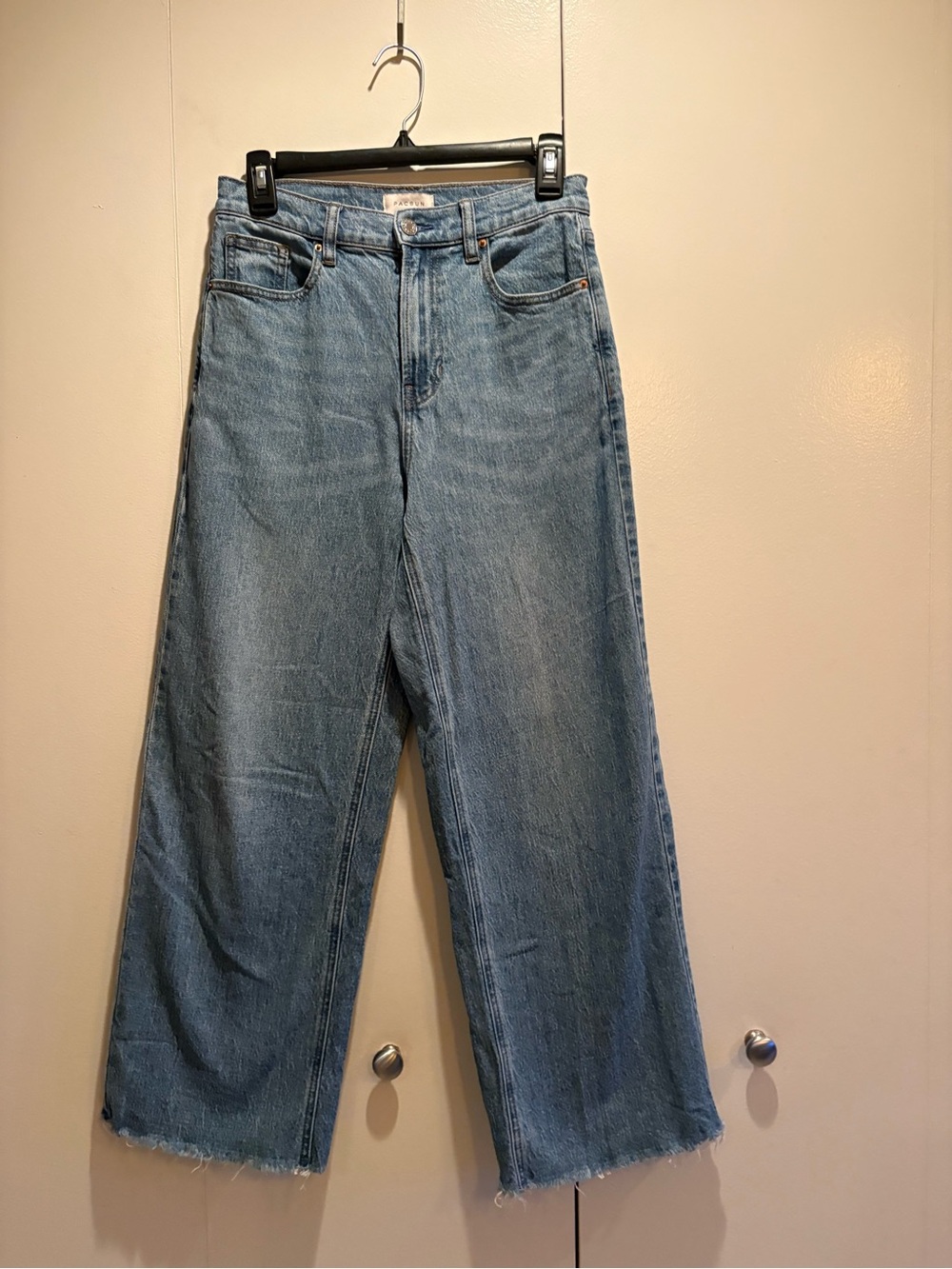 PacSun medium wash Wide-Leg Nora Jeans